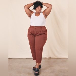 Big Bud Press Petite Trousers, Fudgesicle Brown (2X)